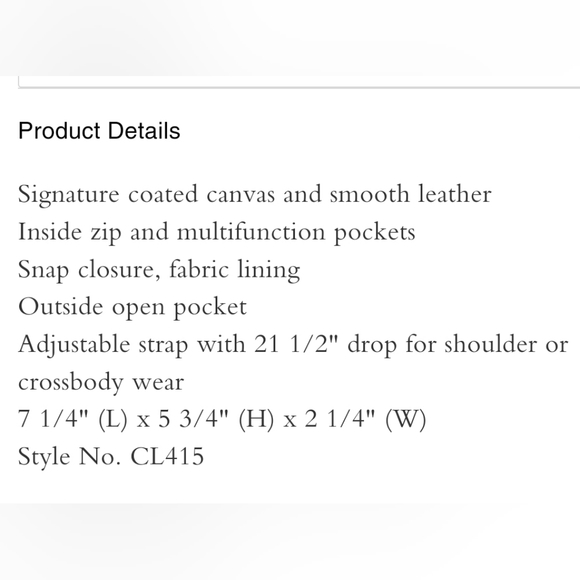 Coach Morgan Square Crossbody In Signature Canvas With Rose Print - Picture 6 of 16